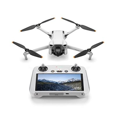 DJI Mini 3 (DJI RC) – Lightweight and Foldable Mini Camera Drone with 4K HDR Video, 38-min Flight Time, True Vertical Shooting, and Intelligent Features, gray $599 (Reg $749.00)