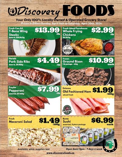Discovery Foods Flyer April 14 to 20