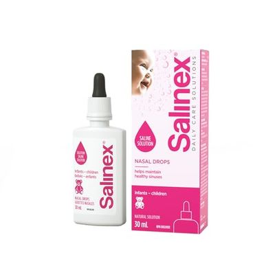 Salinex Nasal Drops Infants/Children, 30mL $4.4 (Reg $6.29)
