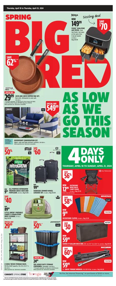 Canadian Tire (QC) Flyer April 18 to 24