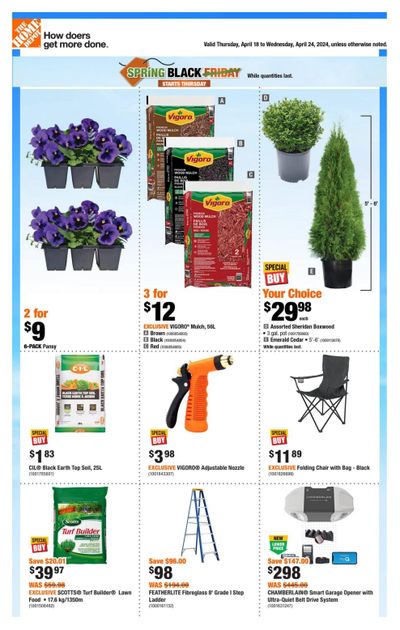 Home Depot (ON) Flyer April 18 to 24