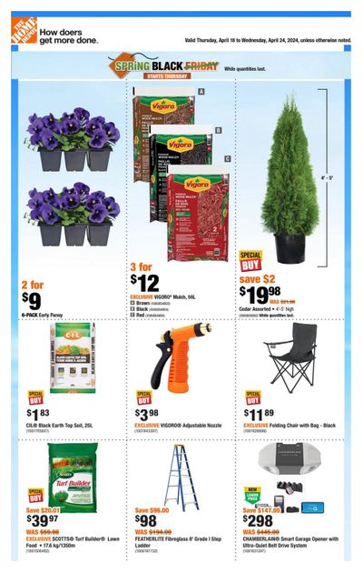 Home Depot (BC) Flyer April 18 to 24