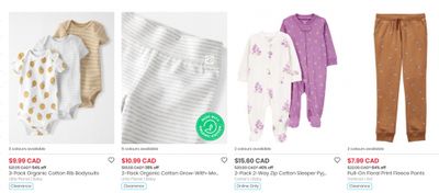 Carter’s OshKosh B’gosh Canada Sale: Baby Blowout up to 50% off + More