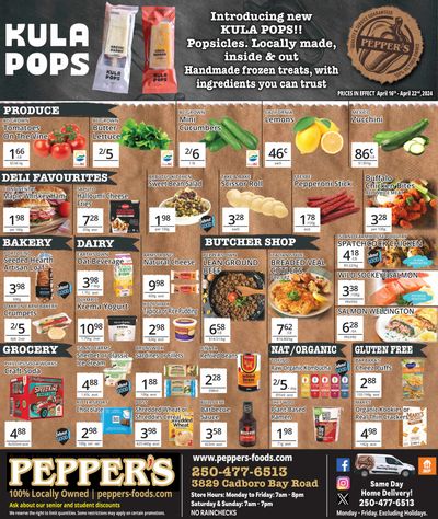Pepper's Foods Flyer April 16 to 22