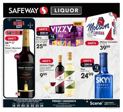 Safeway (BC) Liquor Flyer April 18 to 24