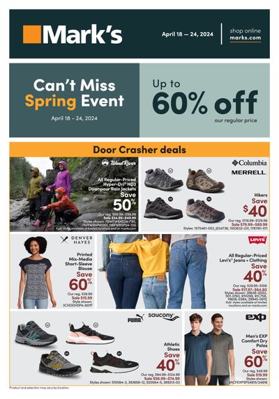 Mark's Flyer April 18 to 24