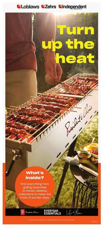 Loblaws (ON) Turn Up The Heat Flyer April 18 to May 29