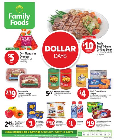 Family Foods Flyer April 18 to 24
