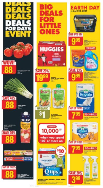 No Frills Ontario: Finish Quantum Ultramax $6.99 With Printable Coupon + More Flyer Deals April 18th – 24th