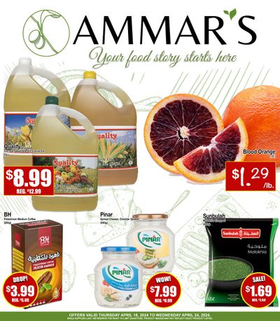Ammar's Halal Meats Flyer April 18 to 24