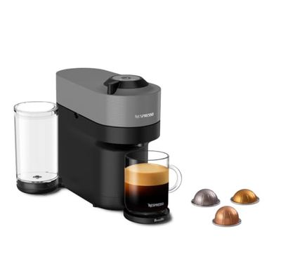 Nespresso Vertuo Pop+ Coffee and Espresso Machine by Breville - Dark Grey $99 (Reg $149.21)