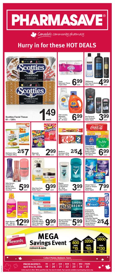 Pharmasave (BC) Flyer April 19 to 25