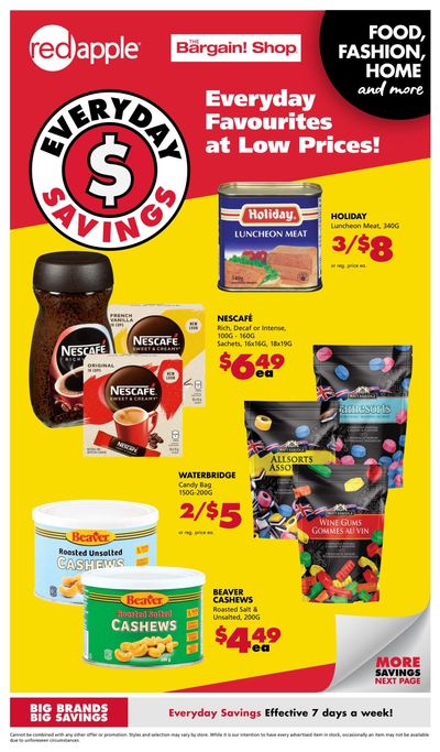The Bargain Shop & Red Apple Stores Flyer April 18 to May 8