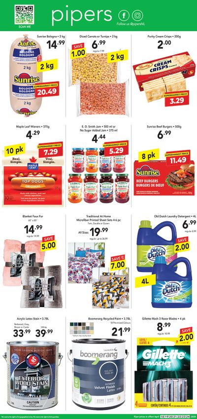 Pipers Superstore Flyer April 18 to 24