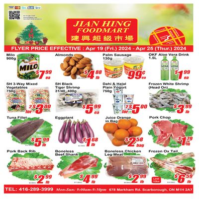 Jian Hing Foodmart (Scarborough) Flyer April 19 to 25