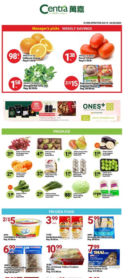 Centra Foods (Barrie) Flyer April 19 to 25