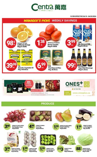 Centra Foods (North York) Flyer April 19 to 25