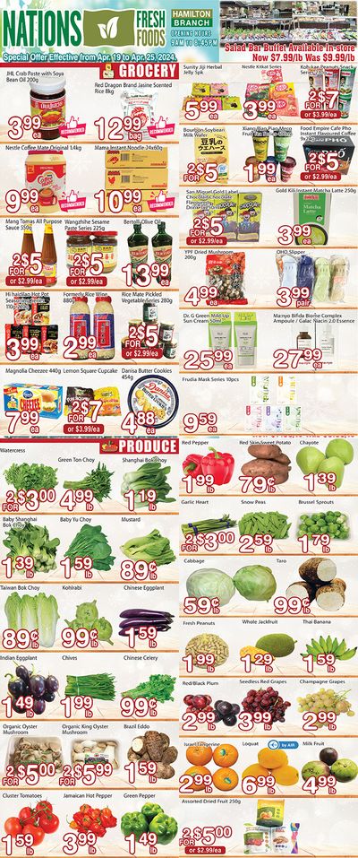 Nations Fresh Foods (Hamilton) Flyer April 19 to 25