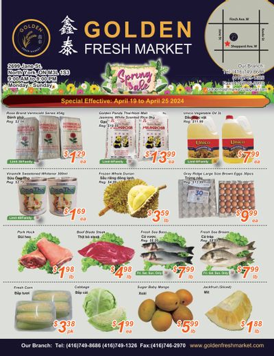 Golden Fresh Market Flyer April 19 to 25