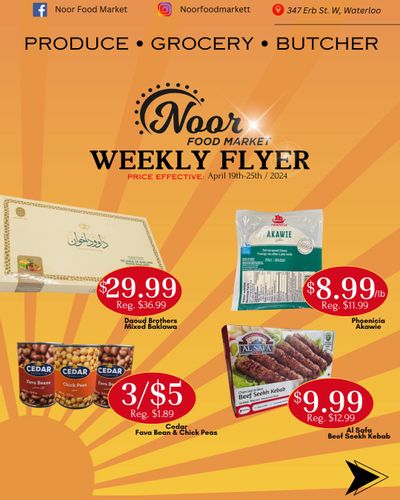 Noor Food Market Flyer April 19 to 25
