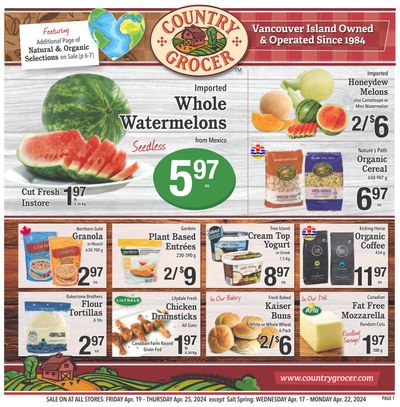 Country Grocer Flyer April 19 to 25