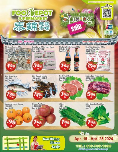 Food Depot Supermarket Flyer April 19 to 25