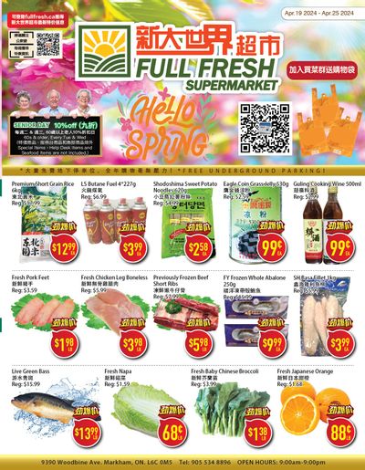 Full Fresh Supermarket Flyer April 19 to 25