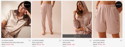 La Vie En Rose Canada: 2 for 1 Pajamas + Mid Season Sale + More