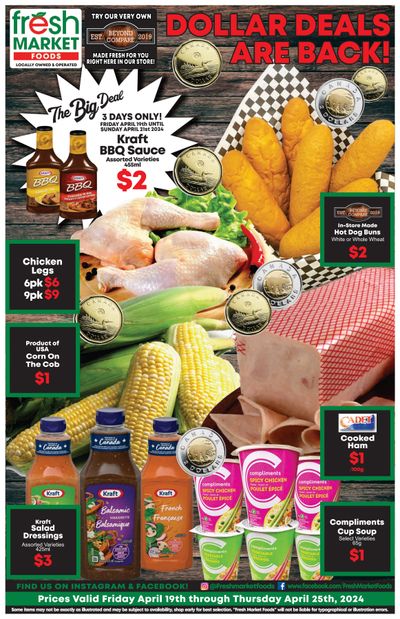 Fresh Market Foods Flyer April 19 to 25