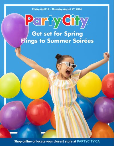 Party City Flyer April 19 to August 29