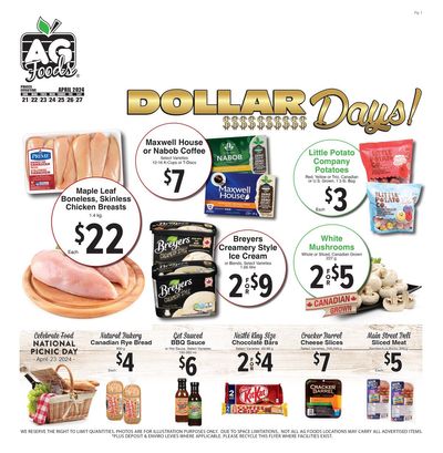 AG Foods Flyer April 21 to 27