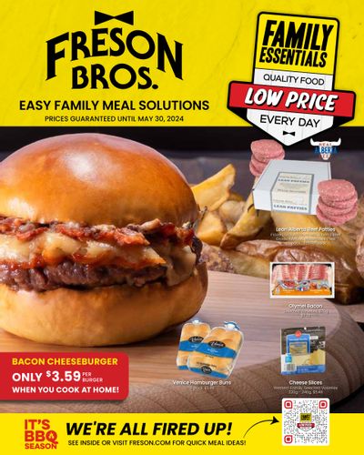 Freson Bros. Family Essentials Flyer April 26 to May 30