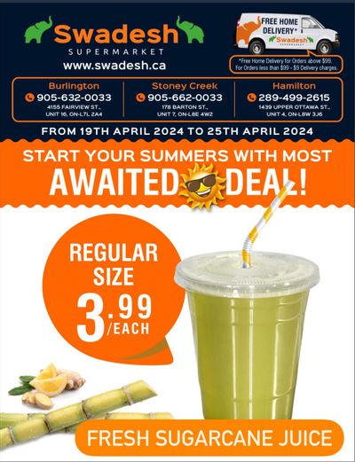 Swadesh Supermarket Flyer April 19 to 25