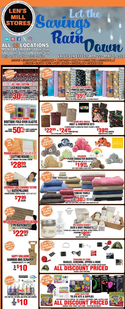 Len's Mill Stores Flyer April 22 to May 5