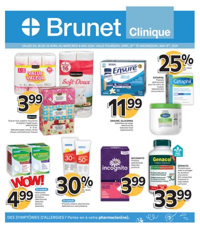 Brunet Clinique Flyer April 25 to May 8