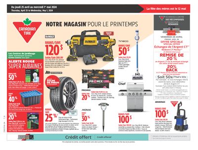 Canadian Tire (QC) Flyer April 25 to May 1