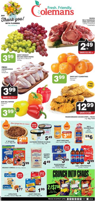 Coleman's Flyer April 25 to May 1