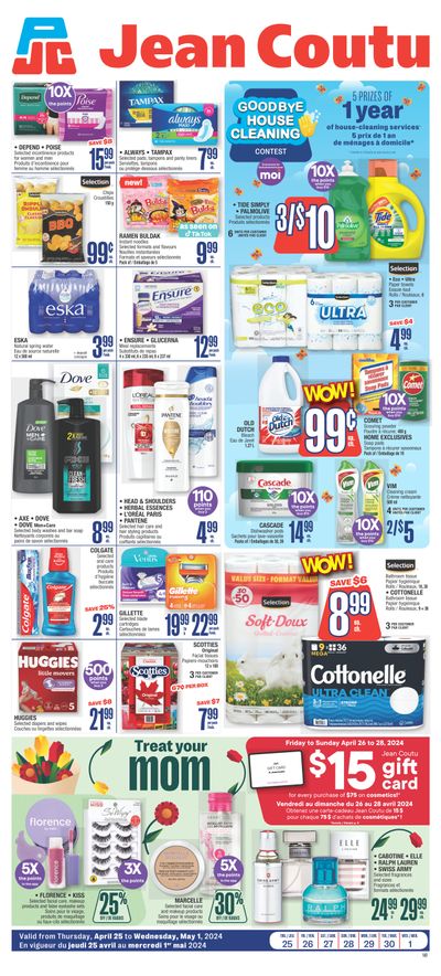 Jean Coutu (NB) Flyer April 25 to May 1