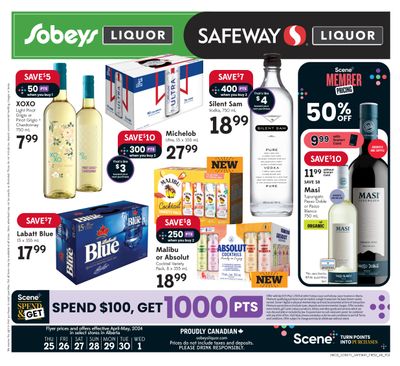 Sobeys/Safeway (AB) Liquor Flyer April 25 to May 1