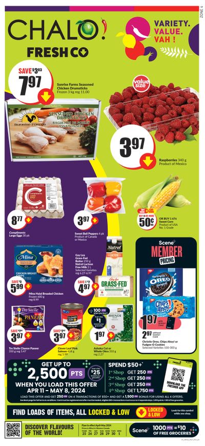 Chalo! FreshCo (West) Flyer April 25 to May 1