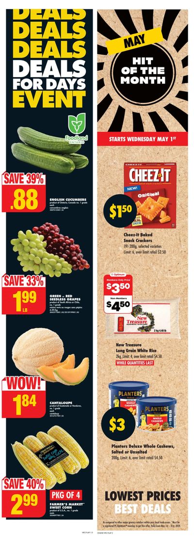 No Frills (ON) Flyer April 25 to May 1
