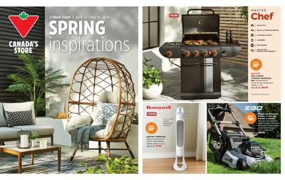 Canadian Tire Spring Insipirations Flyer April 26 to May 16