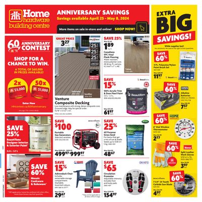 Home Hardware Building Centre (Atlantic) Flyer April 25 to May 1