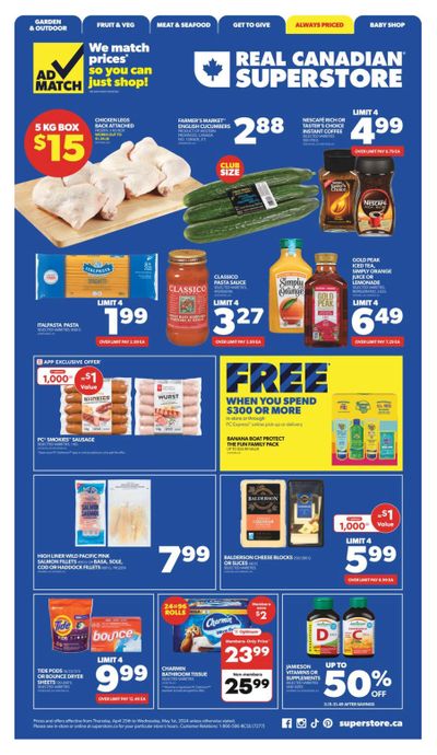 Real Canadian Superstore (West) Flyer April 25 to May 1