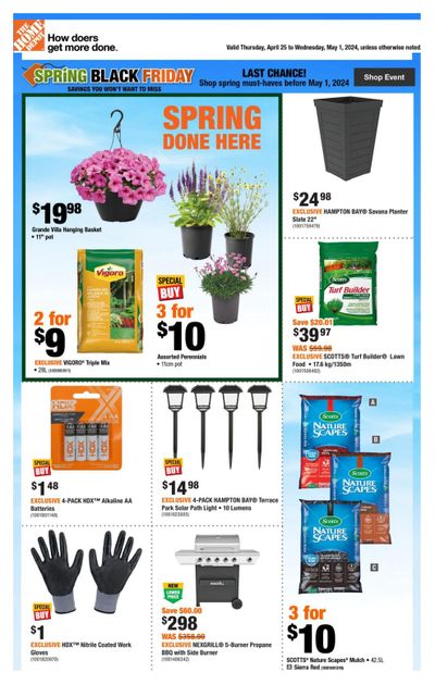 Home Depot (BC) Flyer April 25 to May 1
