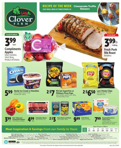 Clover Farm (ON) Flyer April 25 to May 1