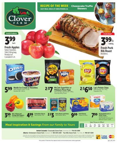 Clover Farm (West) Flyer April 25 to May 1