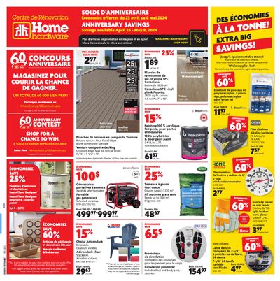 Home Hardware Building Centre (QC) Flyer April 25 to May 1