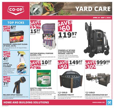 Co-op (West) Home Centre Flyer April 25 to May 1