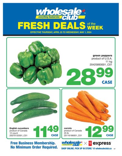 Wholesale Club (ON) Fresh Deals of the Week Flyer April 25 to May 1